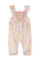 Tartine et Chocolat salopeta din bumbac pentru bebelusi TY32001.80 bej SS24