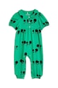 Mini Rodini rampers niemowlęcy 2414010575 zielony SS24