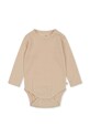 Konges Sløjd body bawełniane niemowlęce KS100398 beżowy SS24