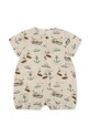 Konges Sløjd rampers bawełniany niemowlęcy Produkt niemowlęcy beżowy KS100051