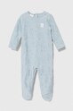 Guess śpioszki bawełniane niemowlęce Produkt niemowlęcy niebieski H4RW01.KBU64.PPYH