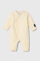Calvin Klein Jeans combinezon bebe cu captuseala bej IN0IN00155.PPYH