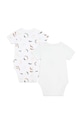 BOSS body bawełniane niemowlęce 2-pack J50832. biały SS24