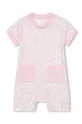 rosa Marc Jacobs rampers in cotone neonato/a Bambini