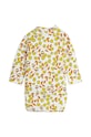 Mini Rodini body niemowlęce Flowers 2424010100 żółty SS24