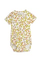 Mini Rodini body niemowlęce Flowers Produkt niemowlęcy żółty 2424010900