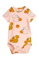 Kojenecký overal Mini Rodini Squirrels Kojenecký výrobek růžová 2424011128