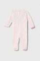 United Colors of Benetton śpioszki niemowlęce 37YW0T01Q.W.Seasonal różowy SS24