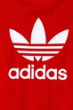 Хлопковый ромпер для младенцев adidas Originals IM8430 красный