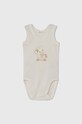Βαμβακερά φορμάκια για μωρά United Colors of Benetton 2-pack 3GI70B00M.W.Seasonal μπεζ SS24