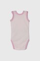 Βαμβακερά φορμάκια για μωρά United Colors of Benetton 2-pack ροζ 3GI70B00M.W.Seasonal