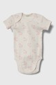 United Colors of Benetton body din bumbac pentru bebelusi 2-pack 3GI70B00N.W.Seasonal roz SS24