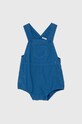 United Colors of Benetton salopete bebelusi din bumbac Produs pentru bebe albastru 4U3KAT011.W.Seasonal