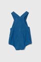 Хлопковый ромпер для младенцев United Colors of Benetton 4U3KAT011.W.Seasonal голубой SS24