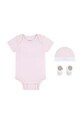 Levi's komplet niemowlęcy LHN UNDERSTATED BATWING 3PC SE Gift Box różowy NL0331.G
