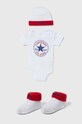 Converse body bawełniane niemowlęce Gift Box biały MC0028