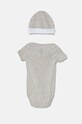Chłopiec Converse body bawełniane niemowlęce MC0028 szary