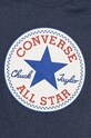 Bavlněné kojenecké body Converse MC0028 modrá