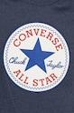 Bavlněné kojenecké body Converse MC0028 modrá