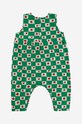 Bobo Choses rampers in cotone neonato/a 124AB087 verde SS24
