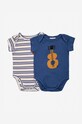 Bodi za bebe Bobo Choses 2-pack Proizvod za bebe mornarsko plava 124AB043