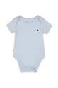 niebieski Tommy Hilfiger body niemowlęce 2-pack Dziecięcy