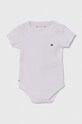 Bodi za bebe Tommy Hilfiger 2-pack KN0KN01825.PPYH roza SS24