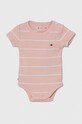 Dječaci Bodi za bebe Tommy Hilfiger 2-pack KN0KN01825.PPYH roza