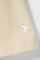 Chłopiec Calvin Klein Jeans longsleeve bawełniany dziecięcy IU0IU00542.128.176.PPYH beżowy