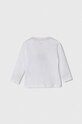 Guess longsleeve bawełniany niemowlęcy I4RI01.K8HM4.PPYH biały SS24