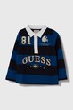 Guess longsleeve din bumbac pentru copii print albastru N4RP01.KC334.PPYH