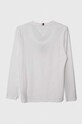 Tommy Hilfiger longsleeve bawełniany dziecięcy KB0KB08672.PPYH biały SS24