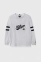 Tommy Hilfiger longsleeve bawełniany dziecięcy aplikacja biały KB0KB08677.128.176.PPYH