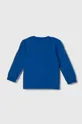 Detská bavlnená košeľa s dlhým rukávom adidas Originals modrá