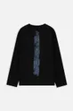 Detská bavlnená košeľa s dlhým rukávom Coccodrillo čierna
