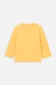 Tričko s dlhým rukávom pre bábätká Coccodrillo žltá