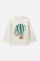 Coccodrillo longsleeve niemowlęcy WC4143101NAN beżowy SS24