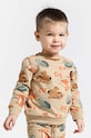 Coccodrillo longsleeve dziecięcy wzorzyste beżowy WC4143103NAN