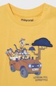 Chłopiec Mayoral longsleeve bawełniany niemowlęcy 1033.3C.Baby.PPYH żółty