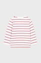 Mayoral longsleeve bawełniany niemowlęcy 1035.3H.Baby.PPYH czerwony SS24