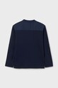 Mayoral longsleeve bawełniany dziecięcy 6126.7A.Junior.PPYH granatowy SS24