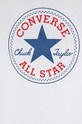 Chlapec Bavlnené tričko s dlhým rukávom Converse 966243 biela