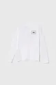 Detská bavlnená košeľa s dlhým rukávom Vans PRINT BOX 2.0 LS BOYS biela