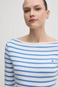 Tommy Hilfiger longsleeve din bumbac alb WW0WW40589