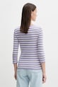 Одежда Хлопковый лонгслив Tommy Hilfiger WW0WW40589 фиолетовой