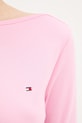 Tommy Hilfiger pamut hosszúujjú WW0WW40589 rózsaszín