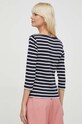 Odzież Tommy Hilfiger longsleeve bawełniany WW0WW40589 granatowy