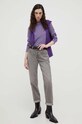 Marc O'Polo longsleeve din bumbac 310219652223 violet SS24