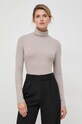 Marc O'Polo longsleeve z elastanem beżowy 310221152521