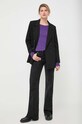 Marc O'Polo longsleeve bawełniany 310226152199 fioletowy SS24